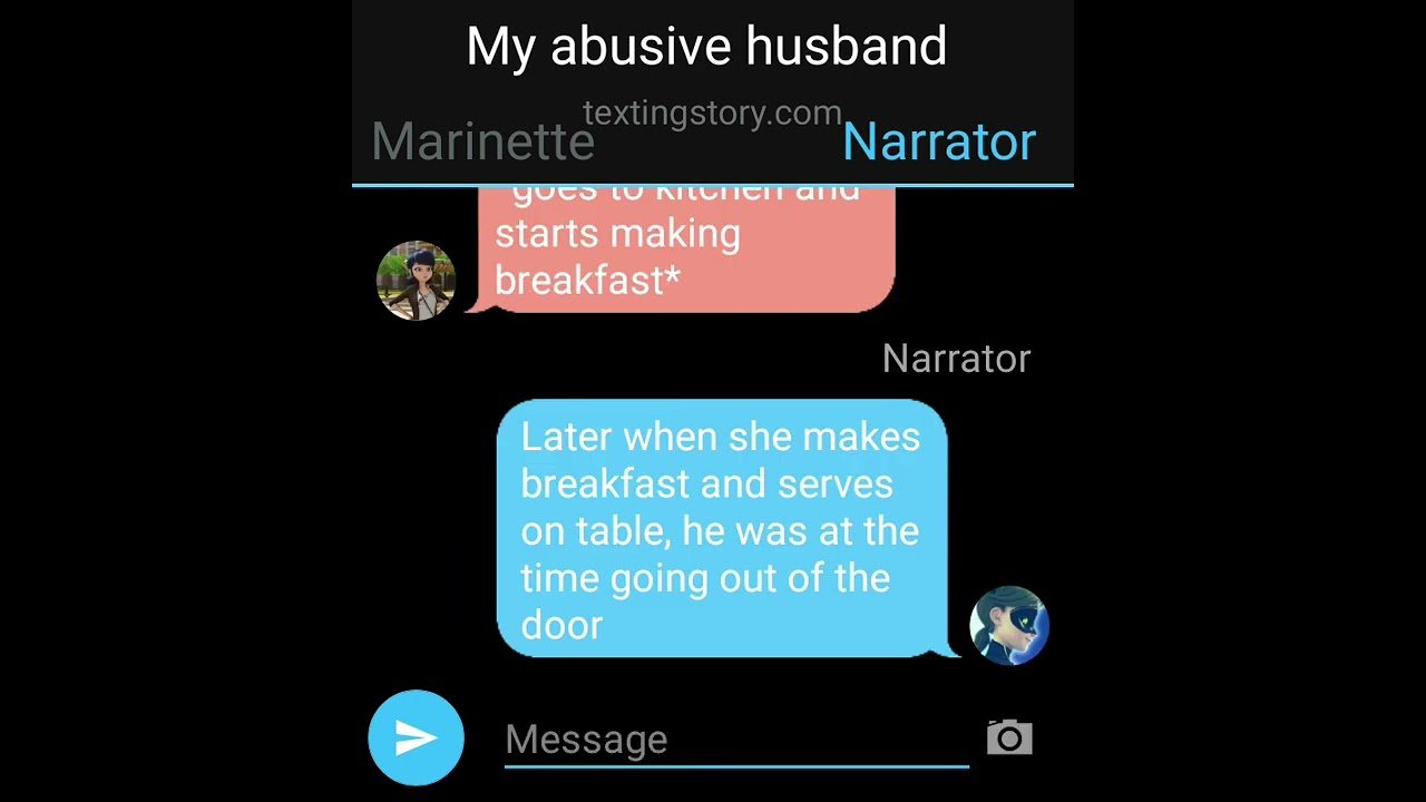 My abusive husband Miraculous ladybug texting stories Part 1