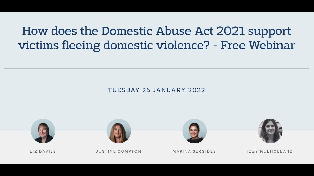 How does the Domestic Abuse Act 2021 support victims fleeing