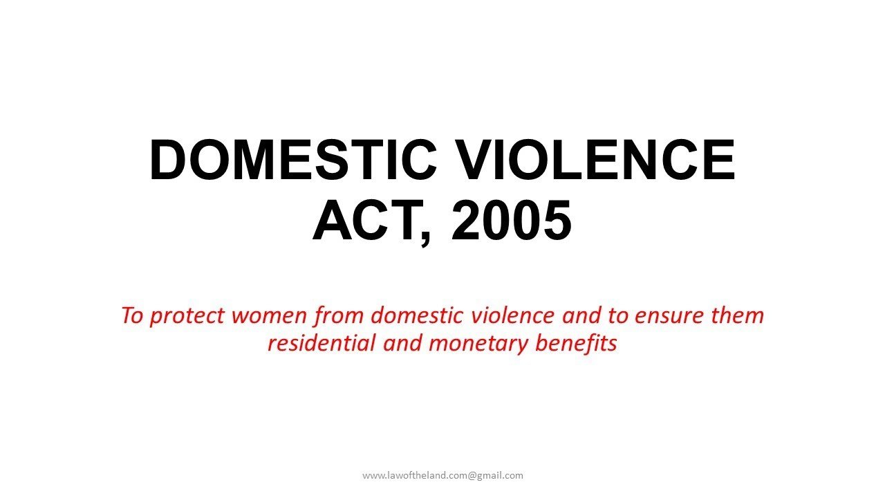 Domestic Violence Act 2005
