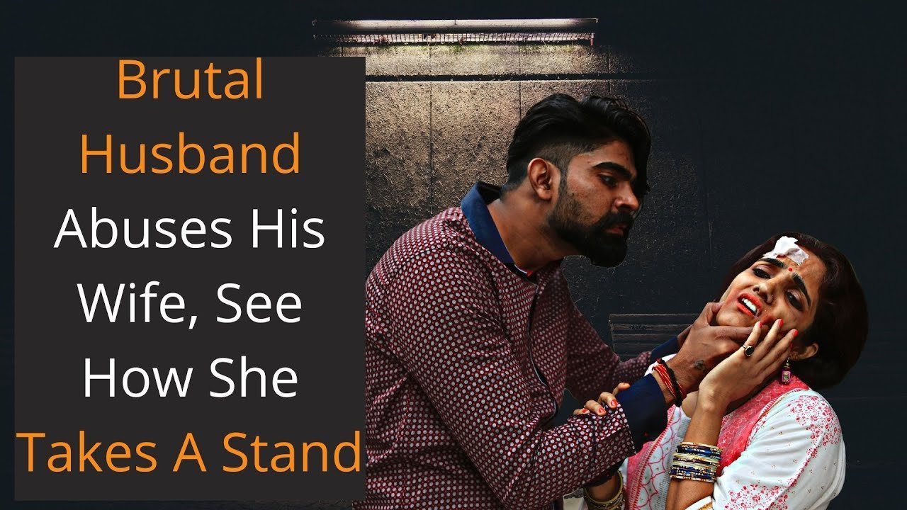 Domestic violence Brutal Husband Abuses His Wife See How She