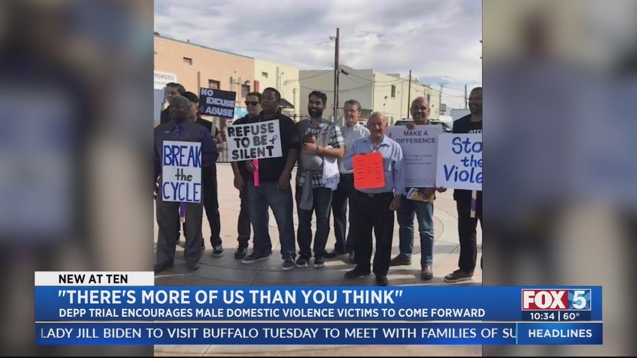 Johnny Depp Amber Heard Trial Encouraging Male Domestic Violence Victims To