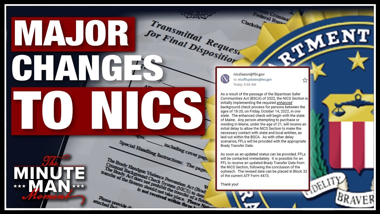 FBI quotEnhancedquot Background Checks Take Effect in Maine