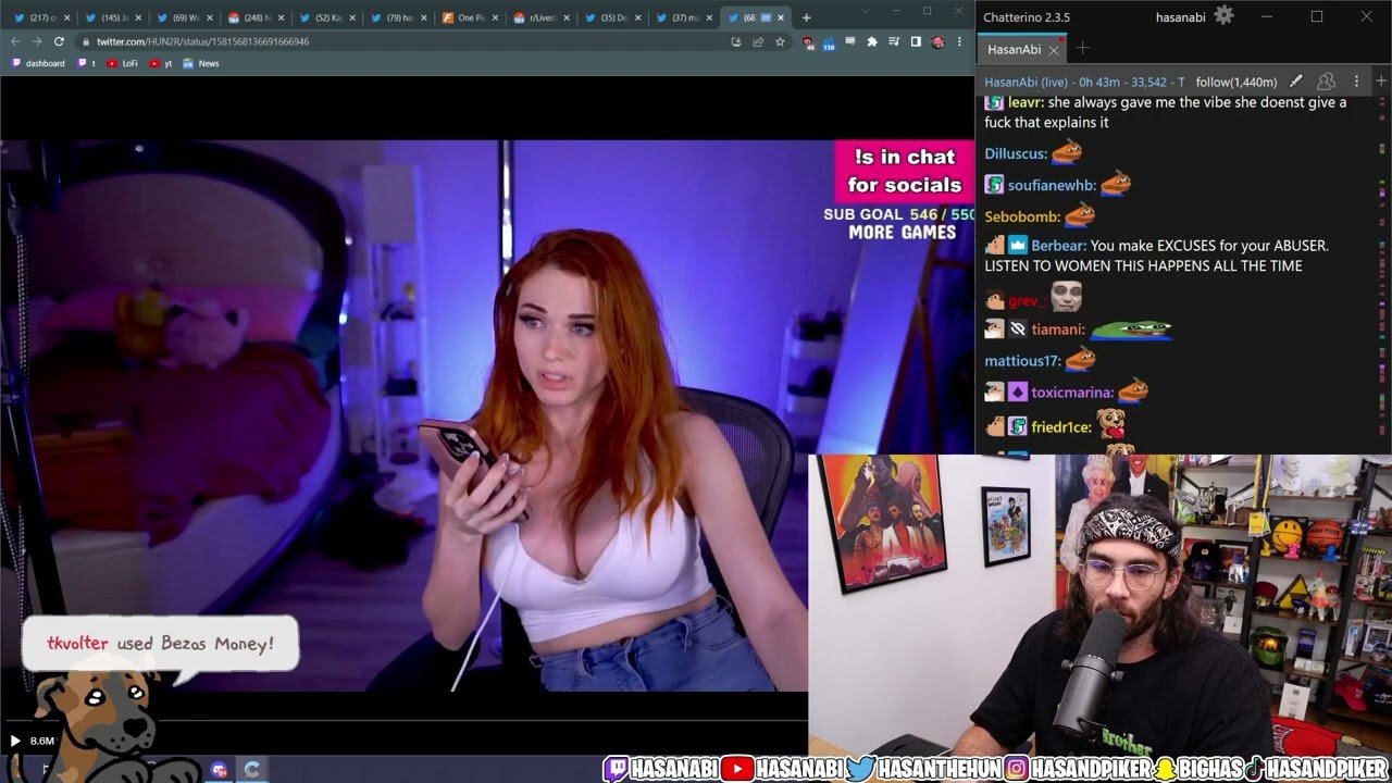 Hasan39s Take on Amouranth39s Abusive Husband