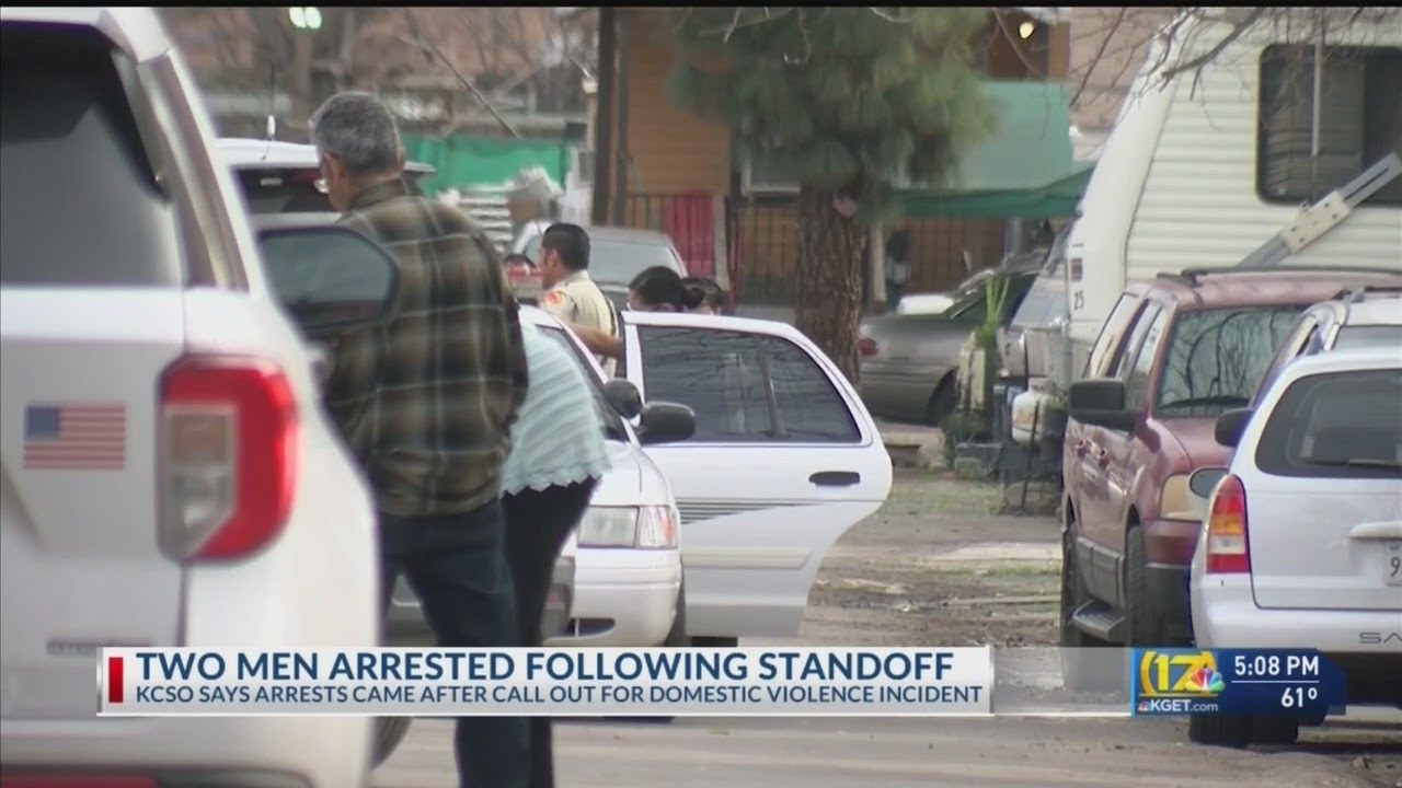 2 men arrested following domestic violence standoff