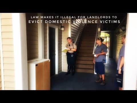 California Law Makes It Illegal For Landlords To Evict Domestic