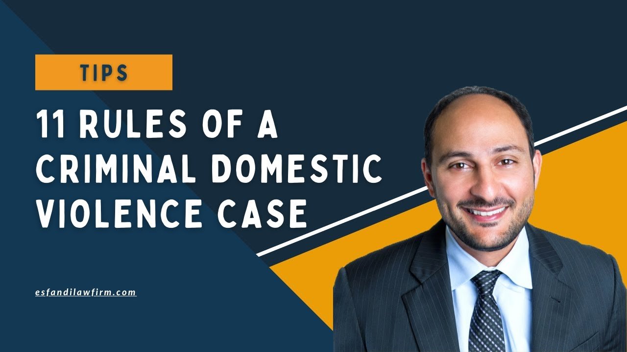 11 Rules of a Criminal Domestic Violence Case Los