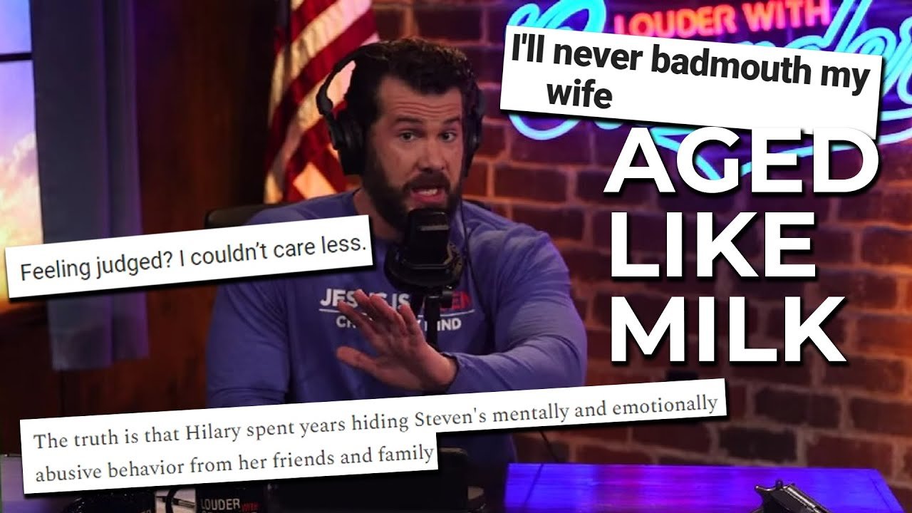 Steven Crowder Misogynist Hypocrite amp Terrible Husband