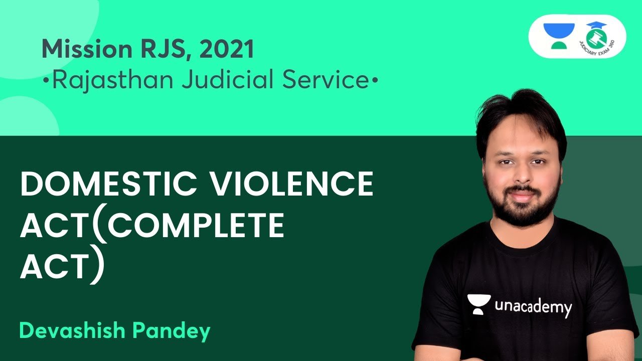 Domestic Violence Act Complete Act Rajasthan Judicial Service