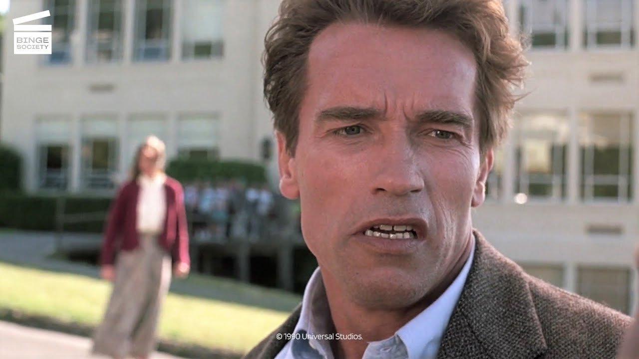 Kindergarten Cop Kimble confronts an abusive father HD CLIP