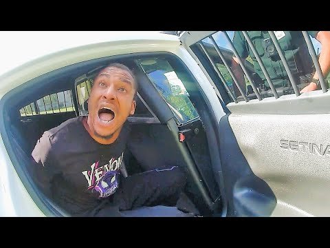 Man Goes Wild During Arrest for Domestic Violence