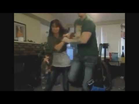 Husband punches wife on face in front of his kids