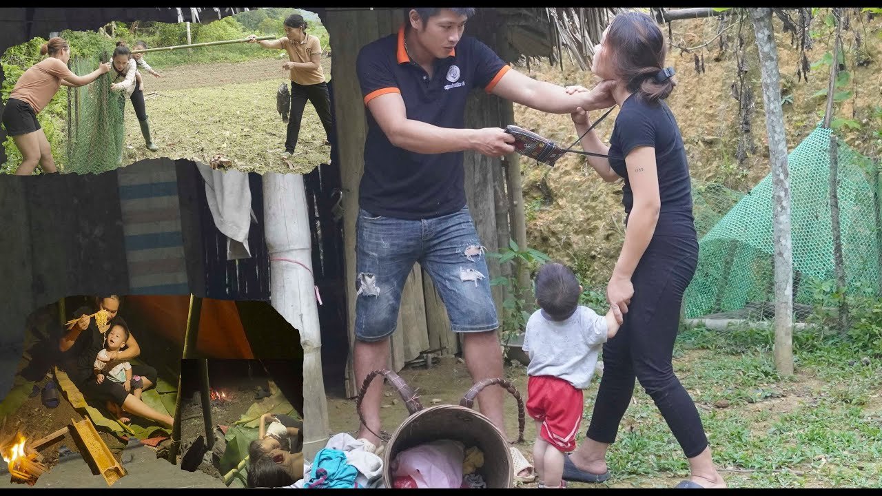 FULL VIDEO The abusive husband kicked his wife out of